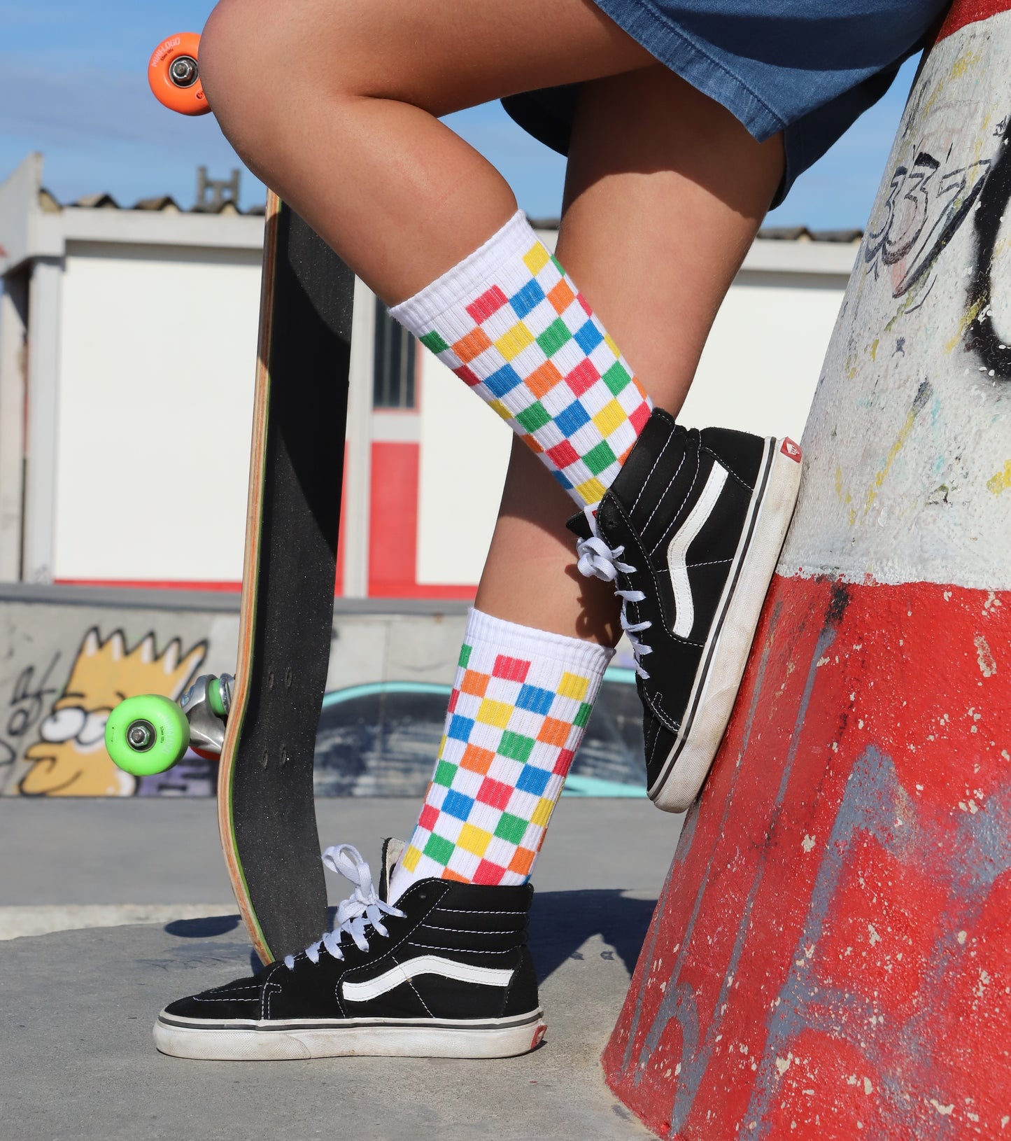 OLD SCHOOL COLORS SOCKS