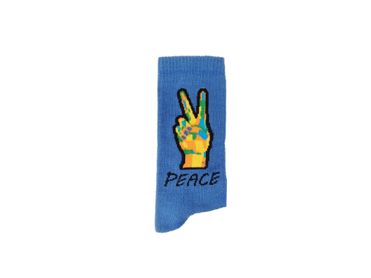 CALCETINES PEACE AZULES